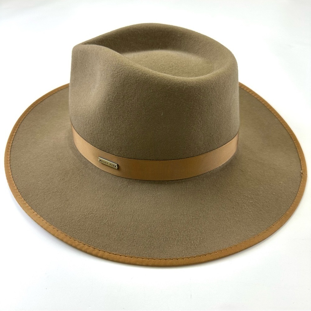 Gigi Pip brown felt Monroe Rancher Womens hat Size Small Medium Western - Picture 7 of 15